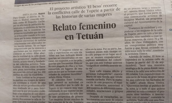 Relato femenino en Tetuán El País Madrid, 28/08/2018